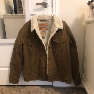 Men’s Levi Sherpa Lined Trucker Jacket
